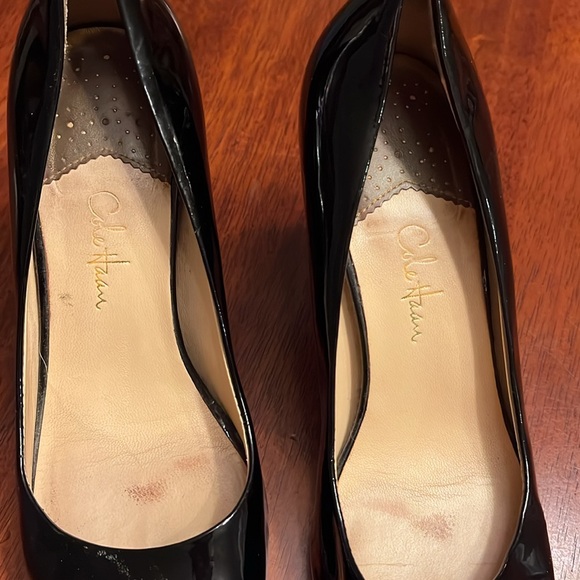 Cole Haan Nike Air black patent leather pumps size 7.5 - Picture 3 of 9